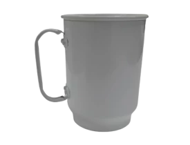CANECA ALUMINIO 600 ML BRANCA PARA SUBLIMAÇÃO 