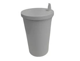 CALDERETA 280 ML BRANCO COM TAMPA BICO