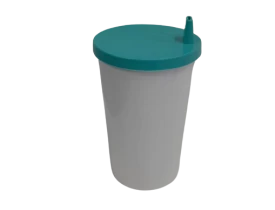 CALDERETA 280 ML BRANCO COM TAMPA BICO TIFFANY