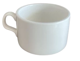 Xícara de Café Cerâmica 180ml para Sublimação  - NOVO MODELO