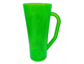 Caneca Long em Acrilico 400ml Verde Neon - Unidade 