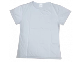 CAMISETA BABY LOOK CINZA 100% POLIESTER PARA SUBLIMAÇÃO