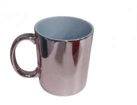 CANECA ESPELHADA PARA SUBLIMAÇÃO - ROSE CLARO