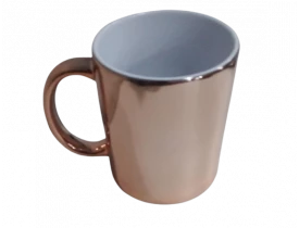 CANECA ESPELHADA PARA SUBLIMAÇÃO - ROSE GOLD