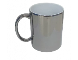 CANECA ESPELHADA PARA SUBLIMAÇÃO PRATA