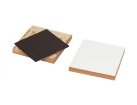 Azulejo de Cerâmica Branco Brilho com Imã para Sublimação 4,5 x 4,5cm