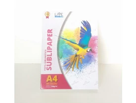 Papel Sublimático Live 100g A4 - PACOTE COM 100 FLS