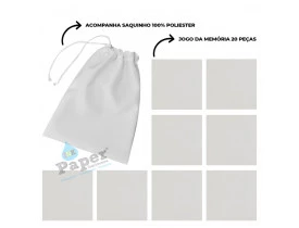 JOGO DA MEMORIA EM MDF PARA SUBLIMAÇÃO - 20 PEÇAS