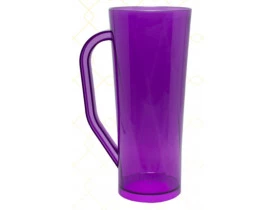 Caneca Long em Acrilico 400ml Roxo Translúcido - Unidade 
