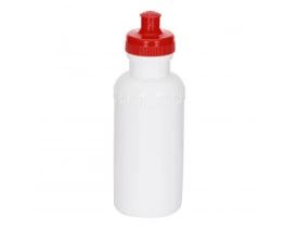 Squeezer Plastico Para Personalizar 500ml - TAMPA VERMELHA