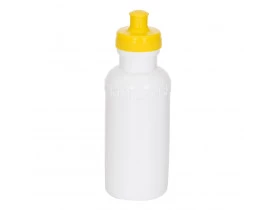 Squeezer Plastico Para Personalizar 500ml - TAMPA AMARELA