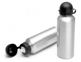 Squeezer Aluminio Prata P/ Sublimação 600ml Tampa Bola 