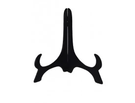 Suporte Preto Para Azulejos, Relógios, Mdf, Prato