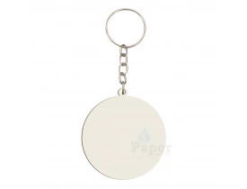 KIT 12 CHAVEIROS MDF FORMATO REDONDO 5 cm