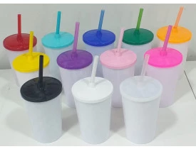 COPO TWISTER BRANCO 480ML COM TAMPA E CANUDO