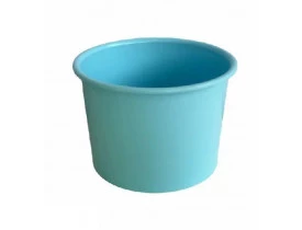 Balde de Pipoca 1,5 litros Azul Bebe Para Personalizar