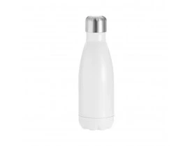 Garrafa Térmica para Sublimação em Aço Inox Branca - 350ml