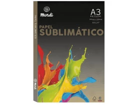 Papel Sublimático 100 Folhas A3 Globinho Premium 100g