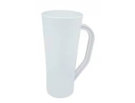 Caneca Long em Acrilico 400ml Branco 