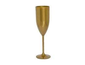 Taça Acrilica Dourada 180 Ml - UNIDADE