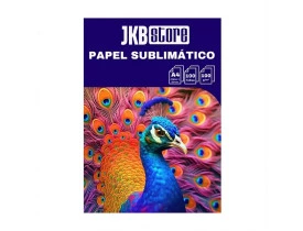 PAPEL SUBLIMÁTICO A4 100G PACOTE 100 FOLHAS JKB