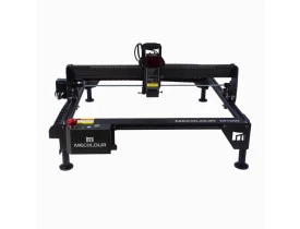 Máquina para Gravação e Corte Laser com Suporte Cilíndrico e Base de Corte - M10W PRO