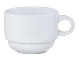 XICARA BRANCA PORCELANA 150ML AVULSA PARA SUBLIMAÇÃO - LIVE