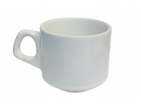 XICARA BRANCA SEM PIRES GOURMET PLUS 180 ML PARA SUBLIMAÇÃO - NACIONAL
