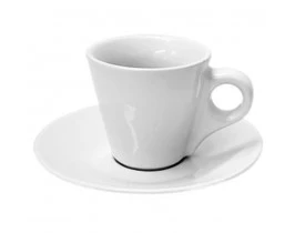 Xícara Cônica de Café com Pires Para Sublimação 88ml